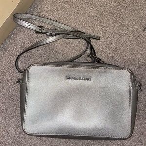 Grey Michael Kors purse